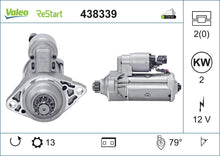 Load image into Gallery viewer, Starter Motor Fits Audi A3 A6 A7 Q2 Q3 Rs Q3 Rs3 S3 TT Seat Alhambr Valeo 438339