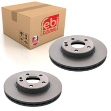 Load image into Gallery viewer, Pair of Front Brake Disc Fits Mercedes Benz A-Class model 176 B-Class Febi 43835
