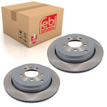 Load image into Gallery viewer, Pair of Brake Disc Fits Land Rover OE SDB000636 Febi 43849