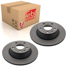 Load image into Gallery viewer, Pair of Rear Brake Disc Fits Audi TT Coupe quattro Roadster 8J Febi 43856
