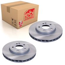 Load image into Gallery viewer, Pair of Front Brake Disc Fits Mercedes Benz A-Class model 176 B-Class Febi 43861
