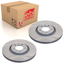 Load image into Gallery viewer, Pair of Rear Brake Disc Fits Citroen C6 OE 9687990780 Febi 43874