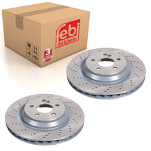 Load image into Gallery viewer, Pair of Rear Brake Disc Fits Mercedes Benz SL Model 230 Febi 43876