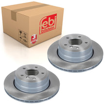 Load image into Gallery viewer, Pair of Rear Brake Disc Fits BMW 5 Series E60 LCI E61 E61 Febi 43894
