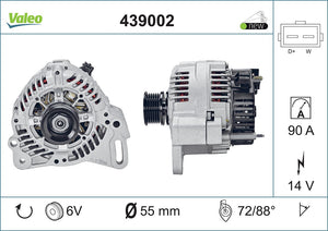 Alternator Fits Seat Alhambra Arosa Cordoba Ibiza Inca Toledo Volks Valeo 439002