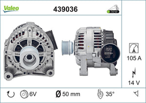 Alternator Fits BMW M3 OE 12311318079 Valeo 439036