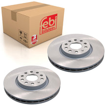 Load image into Gallery viewer, Tiguan  Pair of Front Brake Disc Fits Volkswagen VW Sharan Febi 43929