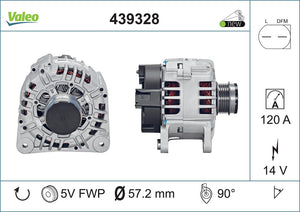 Alternator Fits Audi A3 A4 A6 TT Opel Astra Seat Alhambra Cordoba I Valeo 439328