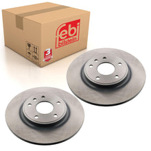 Load image into Gallery viewer, Pair of Rear Brake Disc Fits FIAT Freemont Chrysler Grand Voyager Tow Febi 43940