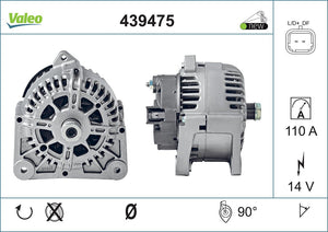 Alternator Fits Nissan Almera Micra Renault Clio Megane Scenic Valeo 439475