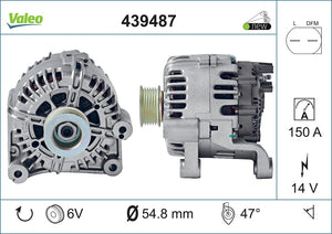 Alternator Fits BMW 3 Series X3 X5 OE 12317789983 Valeo 439487