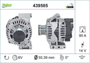 Alternator Fits Alfa Romeo Mi.To Fiat 500 Aegea Albea Doblo Fiorino Valeo 439505