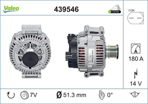 Alternator Fits Jeep Commander Grand Cherokee Mercedes Class C Clas Valeo 439546