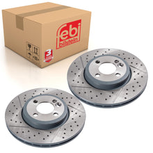 Load image into Gallery viewer, Pair of Front Brake Disc Fits Mini BMW Cooper R55 LCI R56 R58 R59 Febi 43954