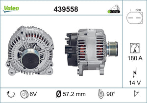 Alternator Fits Seat Exeo Skoda Octavia Superb Yeti Volkswagen Cc C Valeo 439558