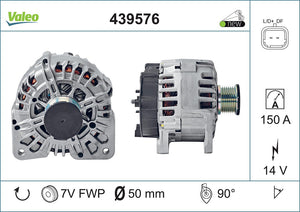 Alternator Fits Nissan Primastar Opel Vivaro Renault Duster Espace Valeo 439576