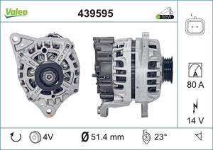 Alternator Fits Nissan Micra Note OE 23100AX62B Valeo 439595