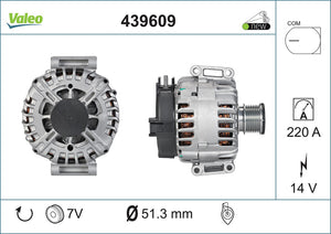 Alternator Fits Mercedes Sprinter OE 6421540802 Valeo 439609