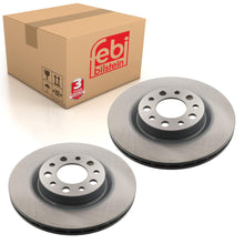 Load image into Gallery viewer, Pair of Rear Brake Disc Fits Alfa Romeo 159 Sportwagon Brera Permanen Febi 43962