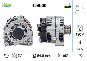 Alternator Fits BMW 5 Series 7 Series X5 X6 OE 12317808074 Valeo 439668