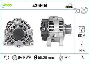 Alternator Fits Citroen Berlingo Dispatch Jumpy Fiat Scudo Peugeot Valeo 439694
