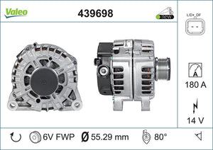 Alternator Fits Citroen Peugeot Valeo 439698