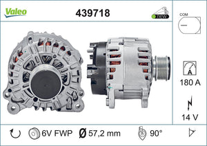 Alternator Fits Volkswagen Valeo 439718