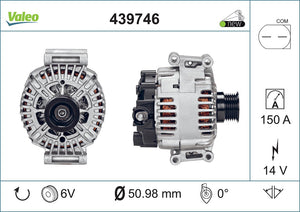 Alternator Fits Mercedes Valeo 439746