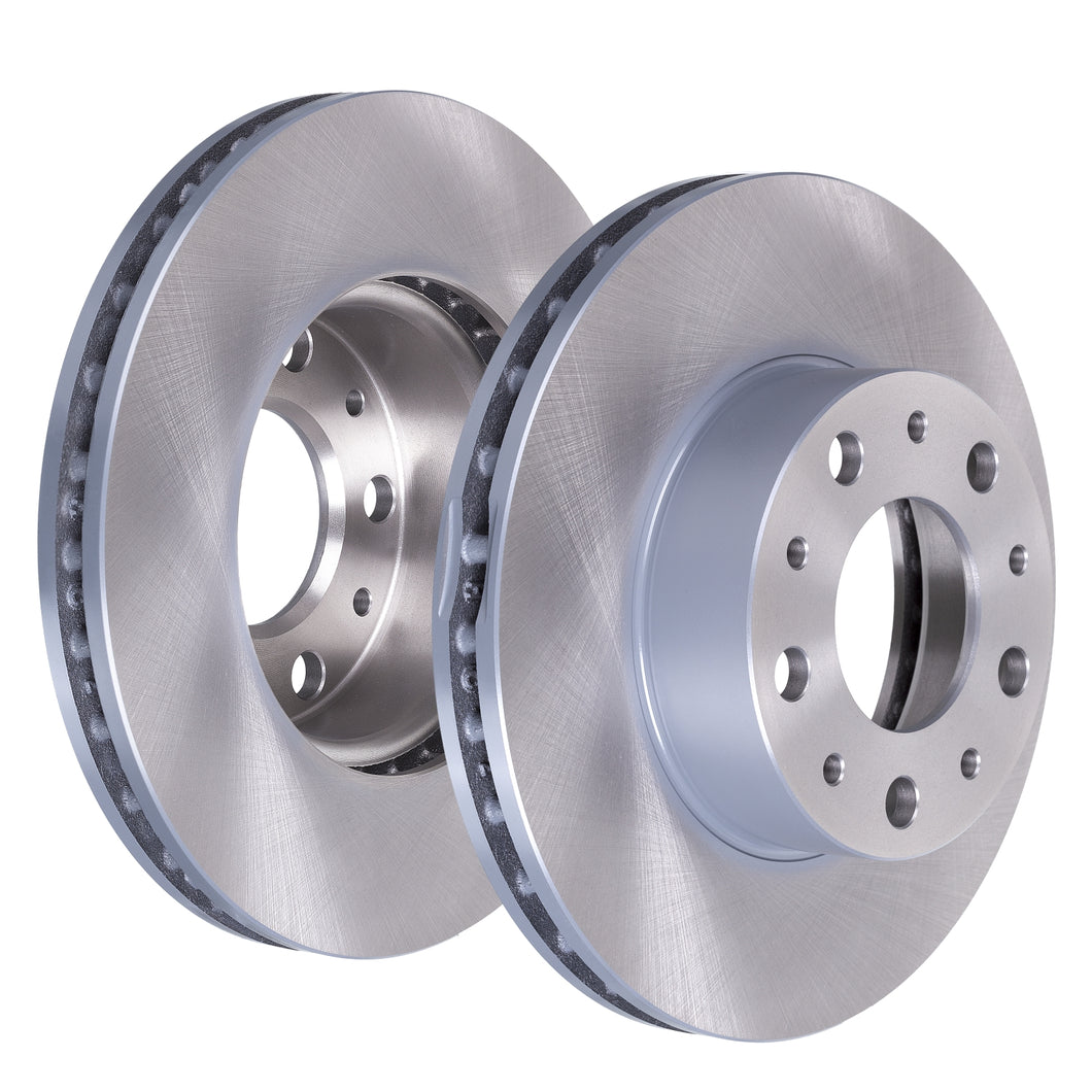 Pair of Front Brake Disc Fits FIAT Ducato 250 Peugeot Boxer Citroen J Febi 43974