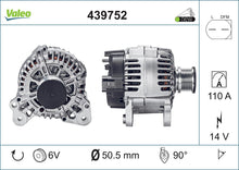 Load image into Gallery viewer, Alternator Fits Audi Mercedes Volkswagen Valeo 439752