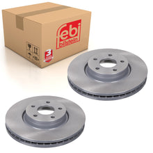 Load image into Gallery viewer, Pair of Front Brake Disc Fits Ford Mondeo 7 OE 1500159 Febi 43975