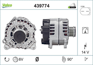 Alternator Fits Porsche Cayenne Valeo 439774