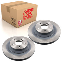 Load image into Gallery viewer, Pair of Rear Brake Disc Fits Mercedes Benz CLS Model 219 218 E-Class Febi 43977