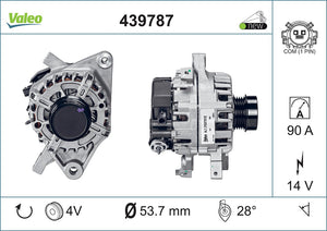 Alternator Fits Toyota Valeo 439787