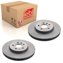 Load image into Gallery viewer, Pair of Front Brake Disc Fits Vauxhall Mokka Chevrolet GM Trax X Febi 43987