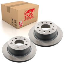 Load image into Gallery viewer, Pair of Rear Brake Disc Fits FIAT Ducato 250 Peugeot Boxer Citroen Ju Febi 43988