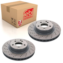 Load image into Gallery viewer, Pair of Front Brake Disc Fits Mercedes Benz SL Model 230 Febi 43989