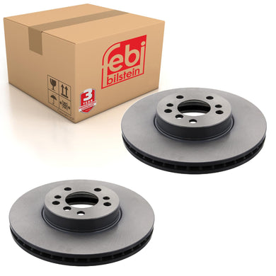 Pair of Front Brake Disc Fits BMW X5 E53 OE 34116794304 Febi 43990
