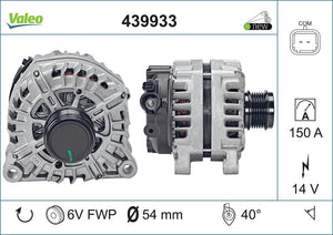 Alternator Fits Citroen C3 C4 Peugeot 208 2008 5008 308 Valeo 439933