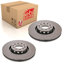 Load image into Gallery viewer, Pair of Front Brake Disc Fits Volkswagen Passat 4motion 3B Febi 43994