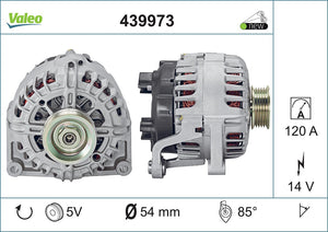 Alternator Fits Vauxhall Astra Meriva Vectra Zafira Valeo 439973