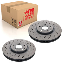 Load image into Gallery viewer, Pair of Front Brake Disc Fits Mercedes Benz E-Class Model 211 S-Class Febi 44012