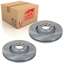 Load image into Gallery viewer, Pair of Front Brake Disc Fits Audi A6 quattro S6 4B OE 4B3615301 Febi 44021