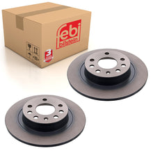 Load image into Gallery viewer, Pair of Rear Brake Disc Fits Astra GTC H Zafira B OE 569122 Febi 44042