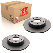 Load image into Gallery viewer, Pair of Rear Brake Disc Fits Zafira B OE 93188707 Febi 44043