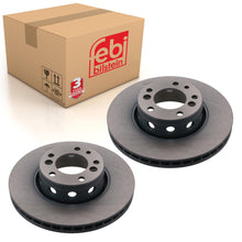 Load image into Gallery viewer, Pair of Front Brake Disc Fits BMW 5 Series E34 OE 34112226385 Febi 44069