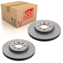 Load image into Gallery viewer, Pair of Front Brake Disc Fits Vauxhall Astra GTC H J OE 93197712 Febi 44123