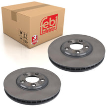 Load image into Gallery viewer, Pair of Front Brake Disc Fits Jaguar OE XR 858130 Febi 44127