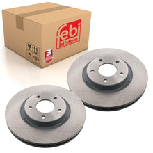 Load image into Gallery viewer, Pair of Front Brake Disc Fits Jaguar XK8 XKR OE C2C41250 Febi 44138