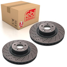 Load image into Gallery viewer, Pair of Front Brake Disc Fits Mercedes Benz CL Model 215 S-Class 220 Febi 44145